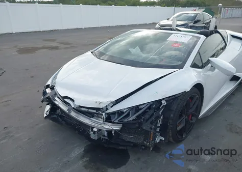 2018 Lamborghini Huracan Lp580-2S z USA, uszkodzony, nr VIN ZHWUR2ZF5JLA10866